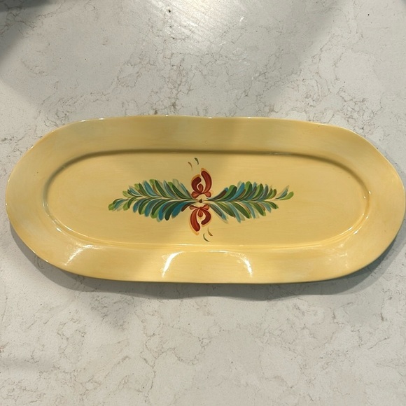 Southern Living at Home Gail Pittman Siena Tidbits Serving Platter 15” Ruffled - Picture 1 of 4